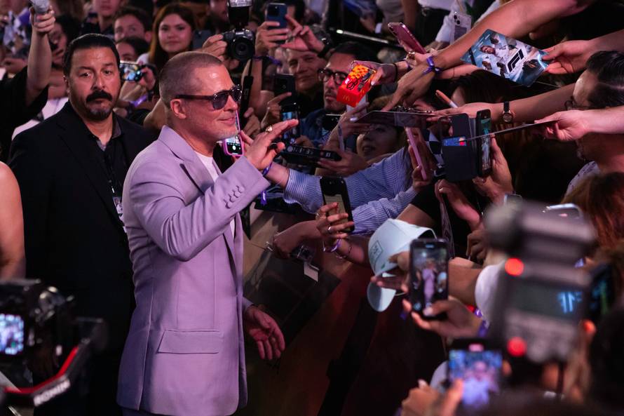 Cast Of ''F1, The Movie'' In Mexico City.