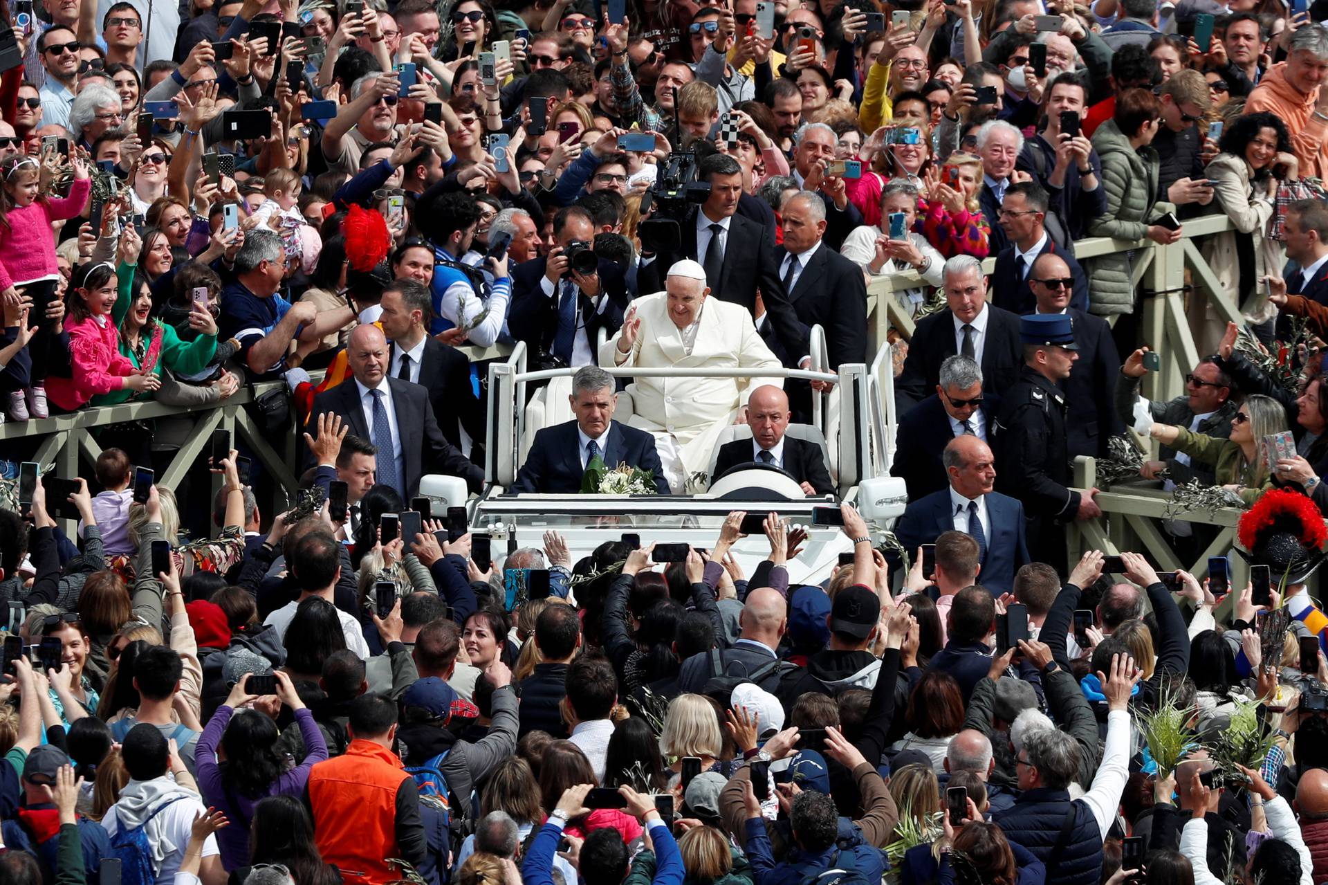 Palm Sunday Mass in Saint Peter's Square at the Vatican