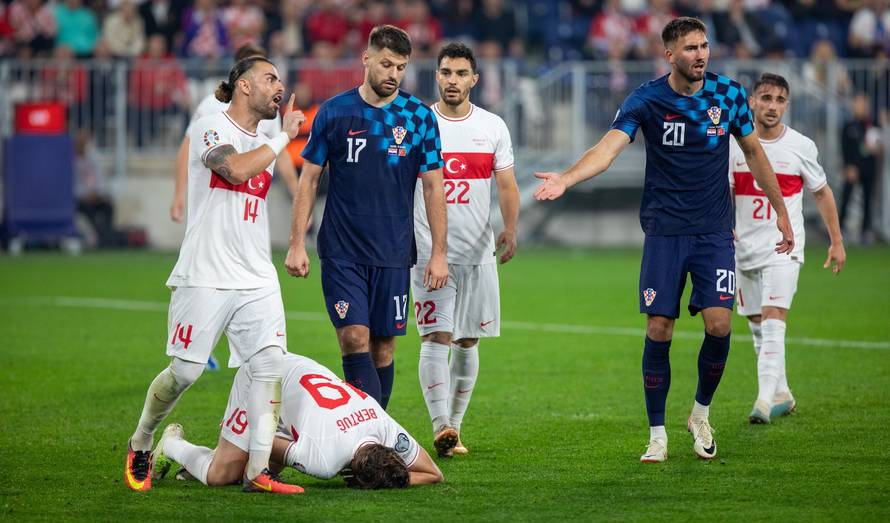 Osijek: Susret Hrvatske i Turske u kvalifikacijama za EURO 2024. 