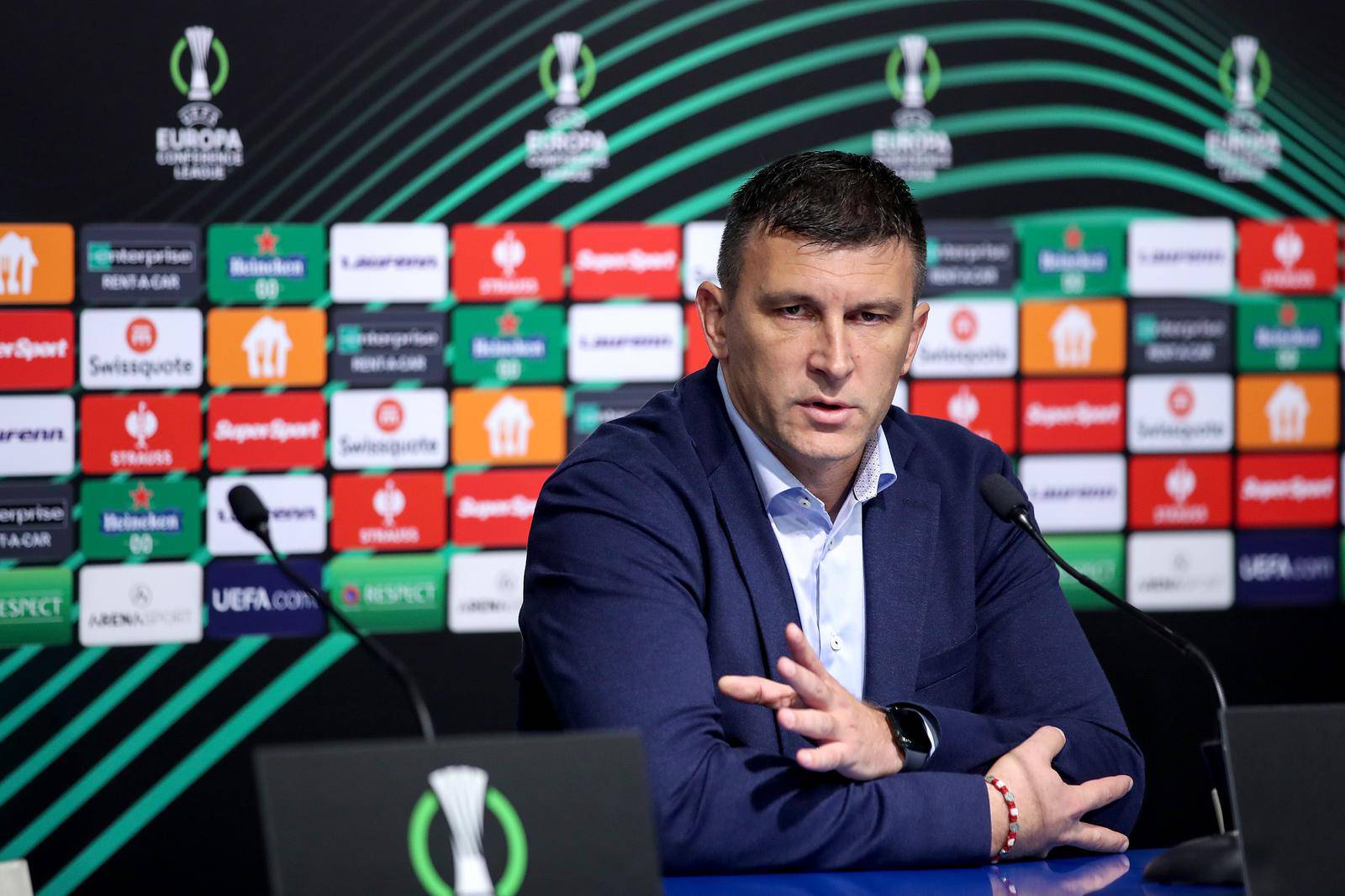 Zagreb: Trener Sergej Jakirović na konferenciji nakon izgubljene utakmice protiv FC Viktoria Plzen
