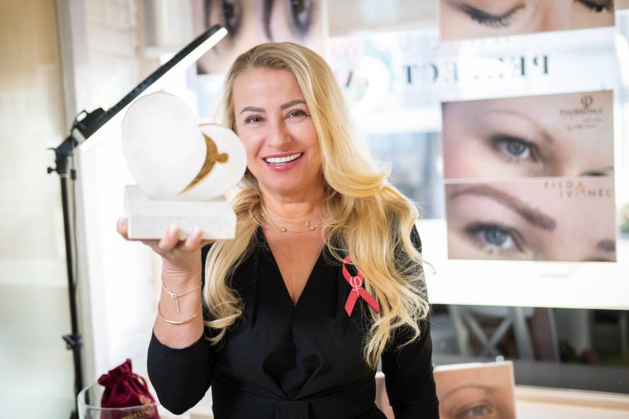 Zagreb: Filda Ivanec, vlasnica salona Refresh studio i dobitnica nagrade Ponos Hrvatske 2022. godine