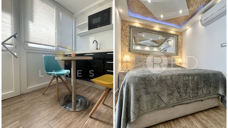 FOTO Această garsonieră de 27 de metri pătrați din Zagreb se vinde pentru 158.000 €! Vedeți patul…   