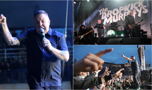 FOTO Grupa Dropkick Murphys nastupila na zagrebačkoj Šalati