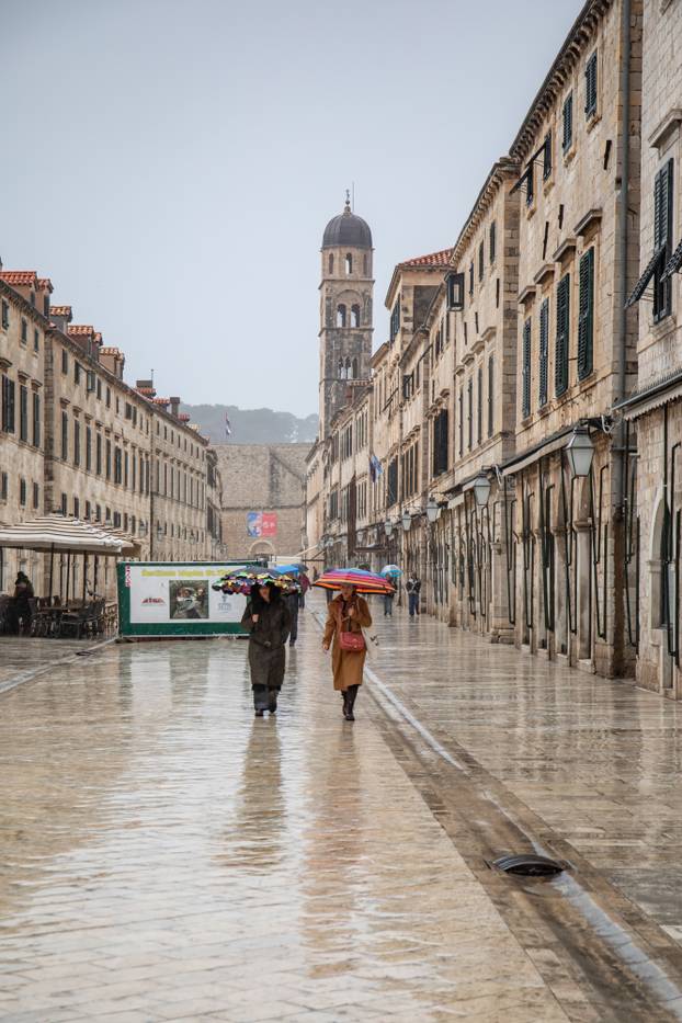 Jako jugo i kiša na dubrovačkom području