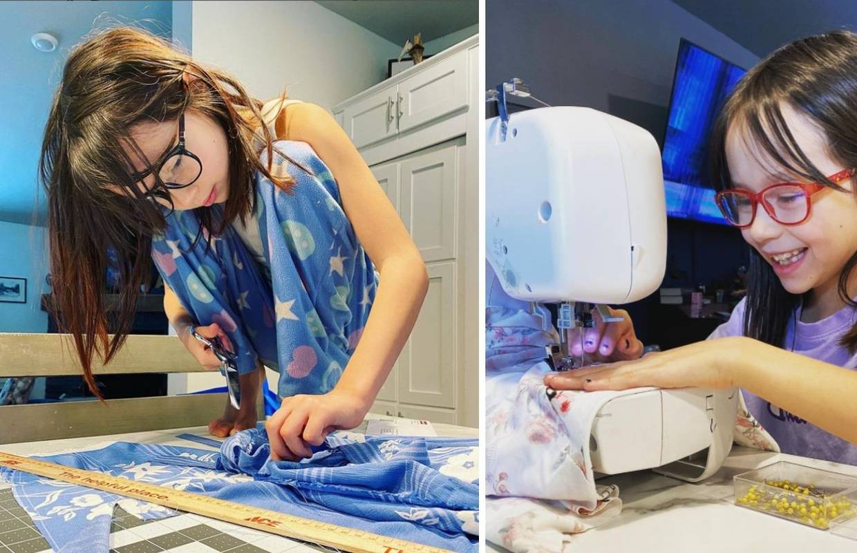 Ima 9 godina i dizajnira odjeću: Želi biti modna dizajnerica, a šivati je počela već s pet godina