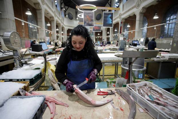 Rijeka: Ponuda ribe na riječkoj ribarnici