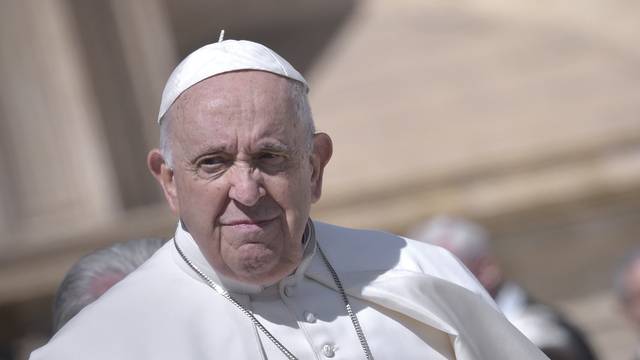 Pope Francis during the Easter Mass