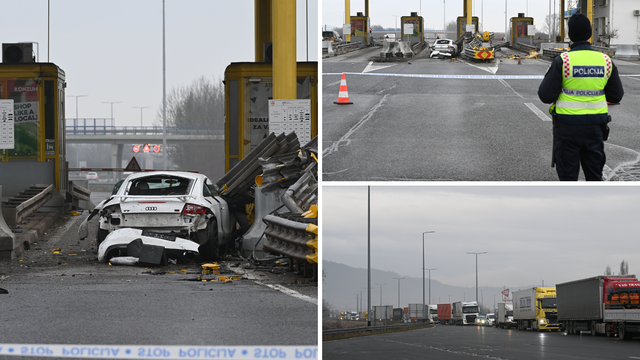 Fotografije s mjesta teške prometne nesreće u Zaprešiću: Automobil potpuno uništen