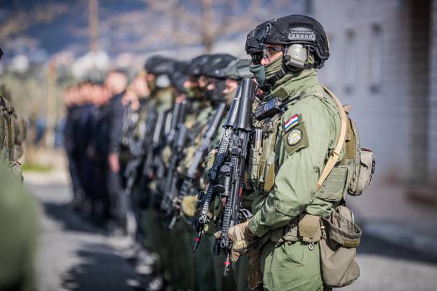 Split: Proslava 35 godina od osnutka postrojbe Specijalne jedinice Policije  BATT Split