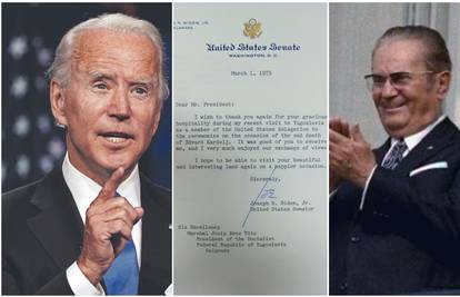 Biden je pisao maršalu: 'Dragi Tito, hvala za gostoljubivost...'