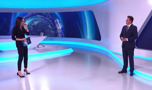 Voditeljica HRT-ova Dnevnika iznenadila gledatelje: 'Pukla' je od smijeha tijekom vođenja