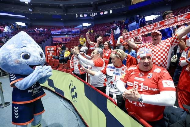 Susret Islanda i Hrvatske u drugom krugu EHF Europskog prvenstva, navijači 