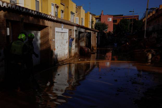 Aftermath of floods in Spain