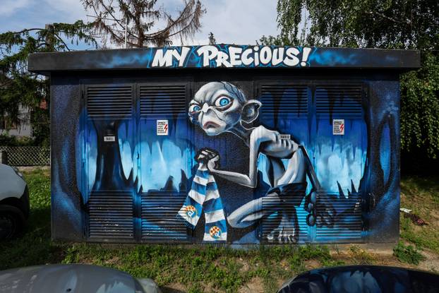 Zagreb: Već godinama Trnavu krasi dojmljiv grafit posvećen Dinamu 