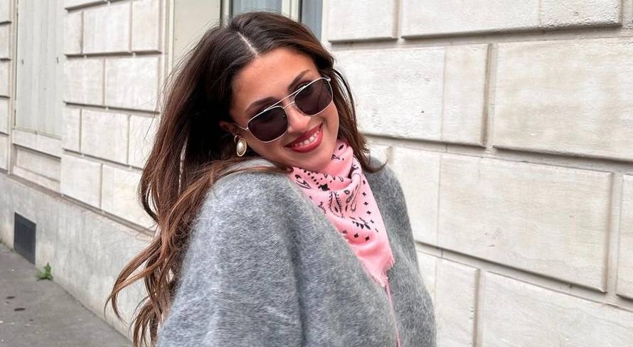 Rokerska romantika: Malena marama u finom tonu ružičaste