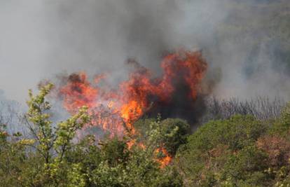 Imotski: Sedam vatrogasca iz Lovreća ozlijedilo oči u požaru