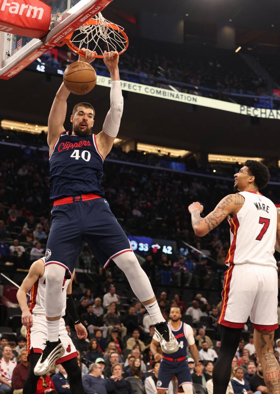 NBA: Miami Heat at Los Angeles Clippers