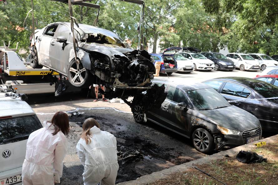 Rijeka: Vozila izgorjela u požaru