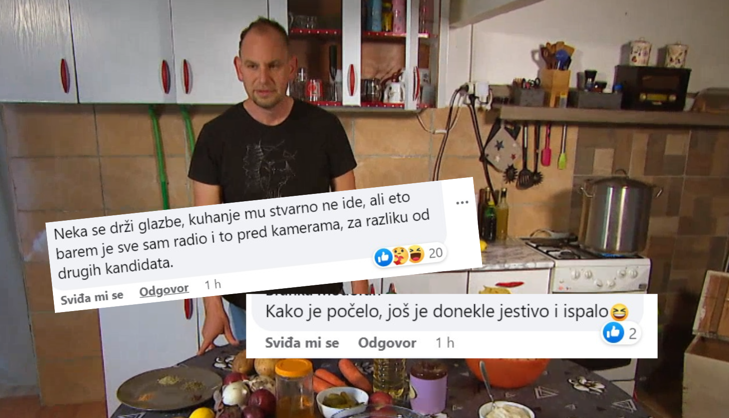 Ivan u 'Večeri za 5' zgrozio, ali i nasmijao gledatelje: Simpa je, ali neka se on radije drži glazbe