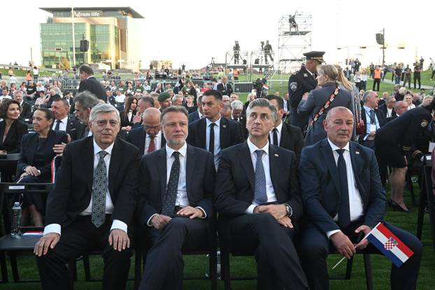 Svečani koncert u Zagrebu povodom 35. obljetnice postrojavanja Zbora narodne garde i ustrojavanja Hrvatske vojske i policije