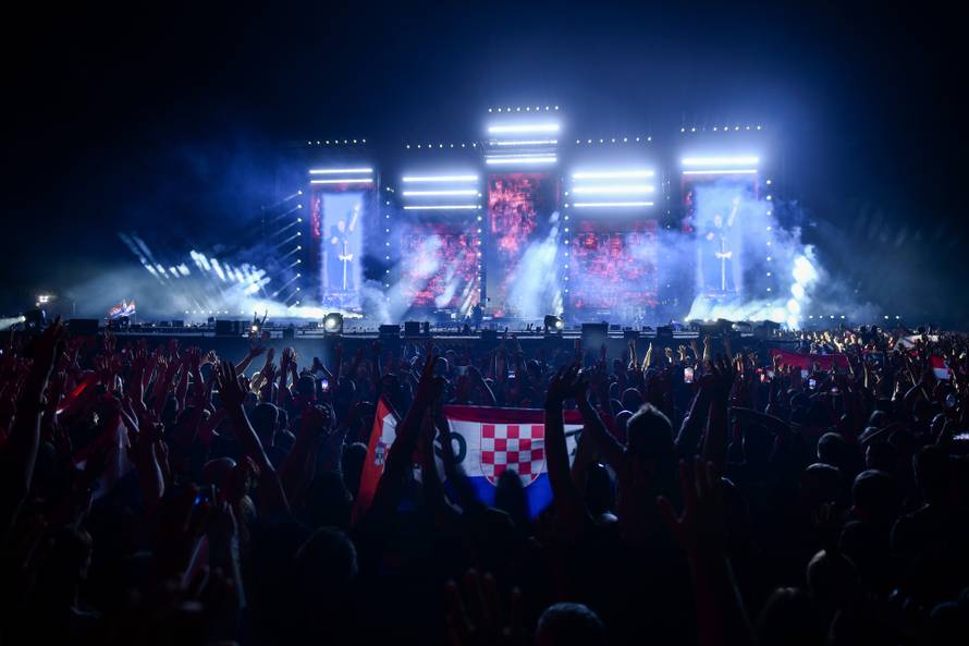 Veliki koncert Marka Perkovića Thompsona u Sinju