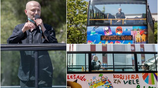 Oduševio građane: Urban je iz autobusa  pjevao Riječanima...