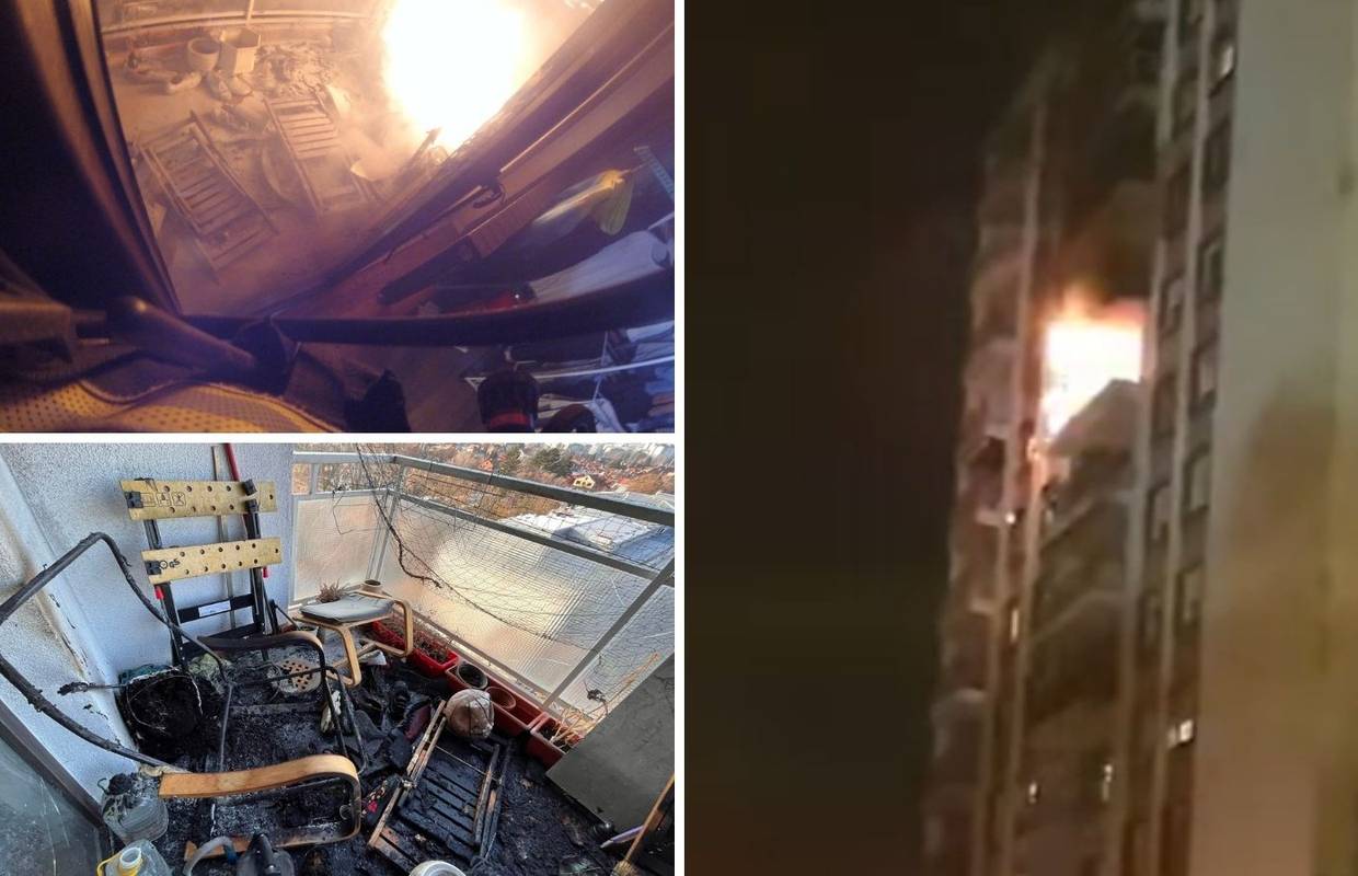U Zagrebu bacali rakete, pale su na tuđi balkon. Izgorio je u potpunosti: 'Pirotehnika je zlo'
