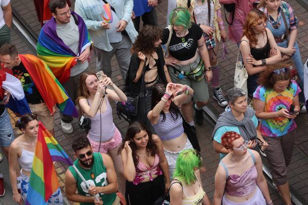 Zagreb: 25. Povorka ponosa LGBTIQ zajednice "Korak po korak, iskorak!"