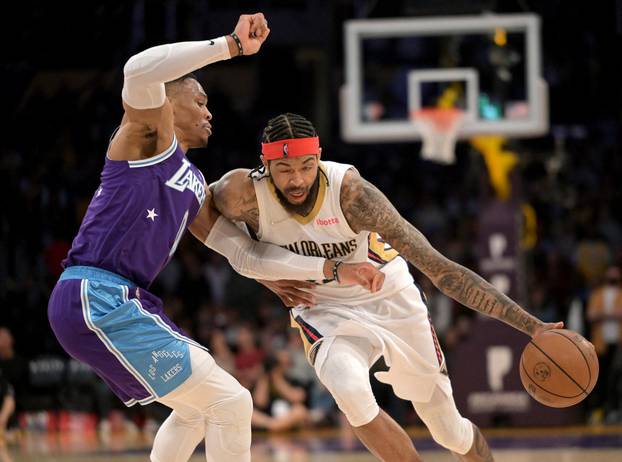 NBA: New Orleans Pelicans at Los Angeles Lakers