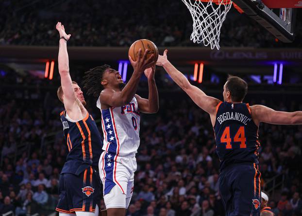 NBA: Philadelphia 76ers at New York Knicks