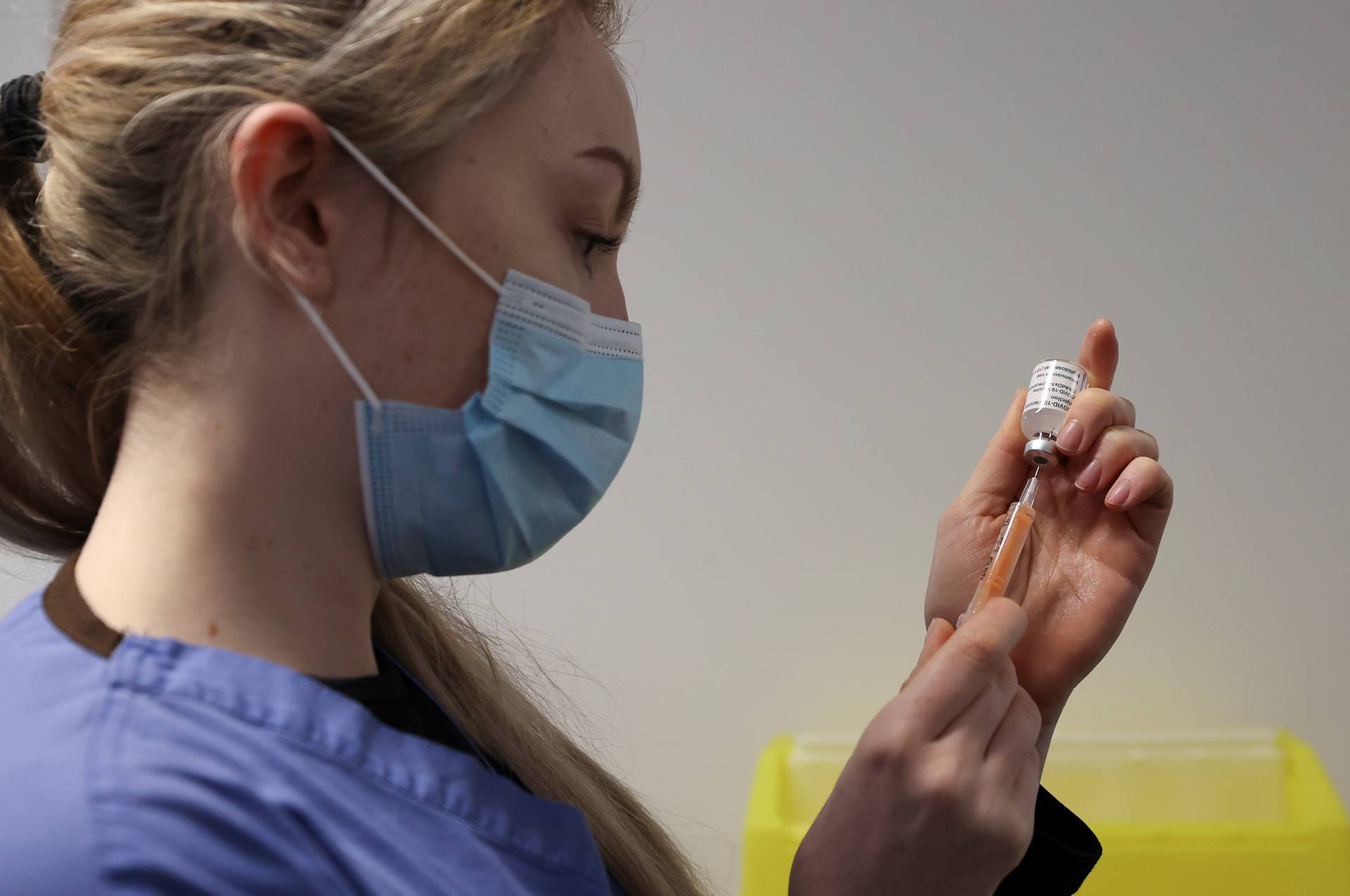 NHS vaccination centre in York