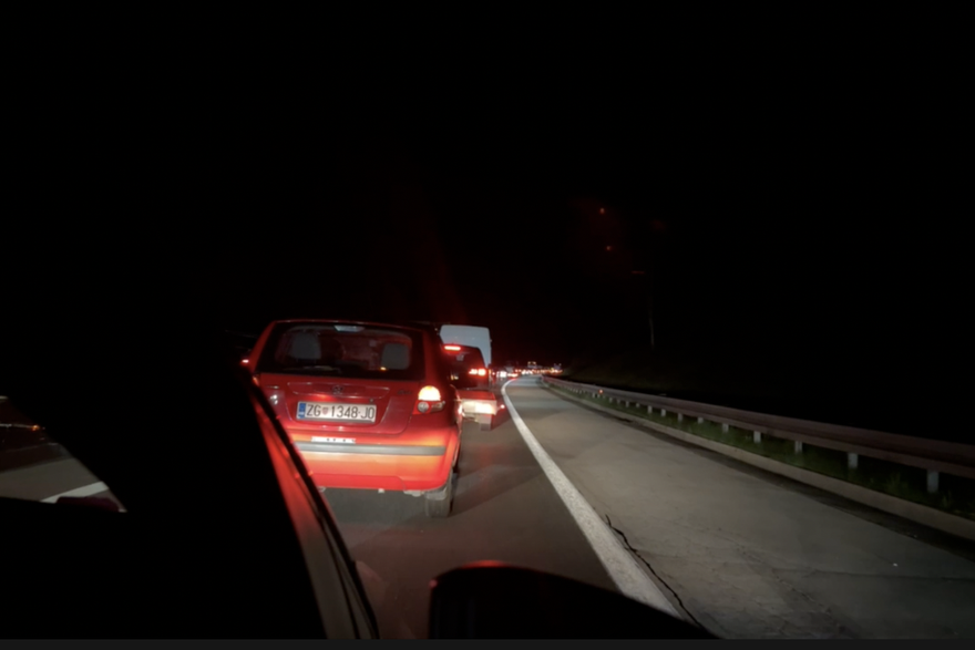 Ogromna kolona na A1 u smjeru Zagreba