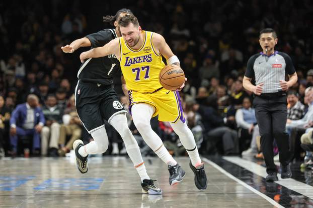 NBA: Los Angeles Lakers at Brooklyn Nets