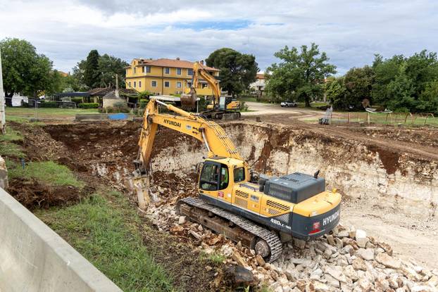 Pula: Radovi na rekonstrukciji sjevernog ulaza u Pulu