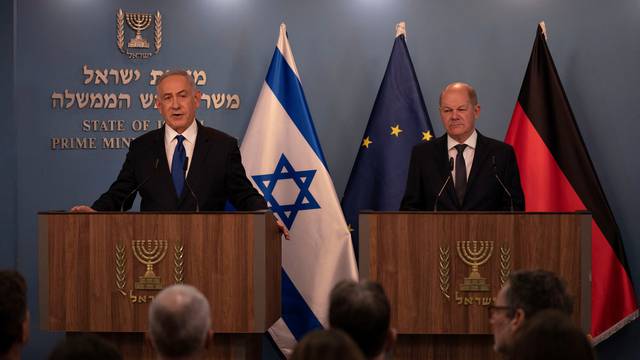 German Chancellor Scholz visits Jerusalem