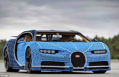 Cijeli Bugatti od Lego kockica! Može 'potegnuti' do - 19 km/h