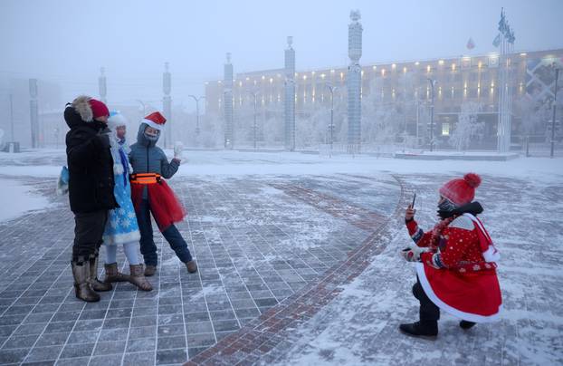 New Year's Eve race in Russia's Yakutsk