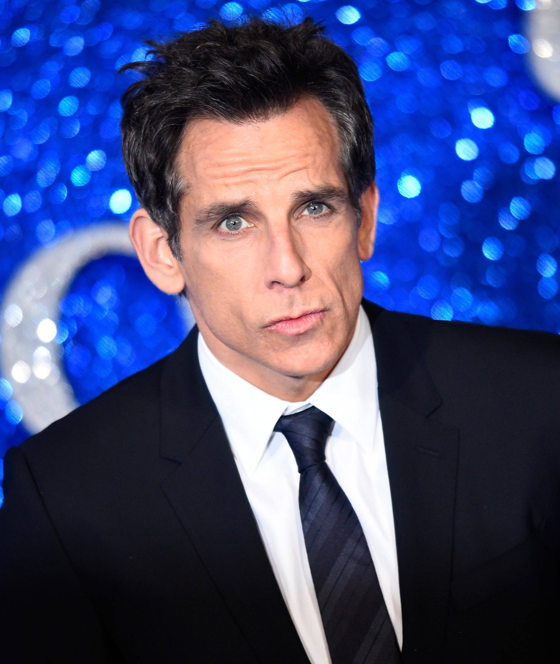 Ben Stiller poses for photographers at the screening of Zoolander 2 at a cinema in central London