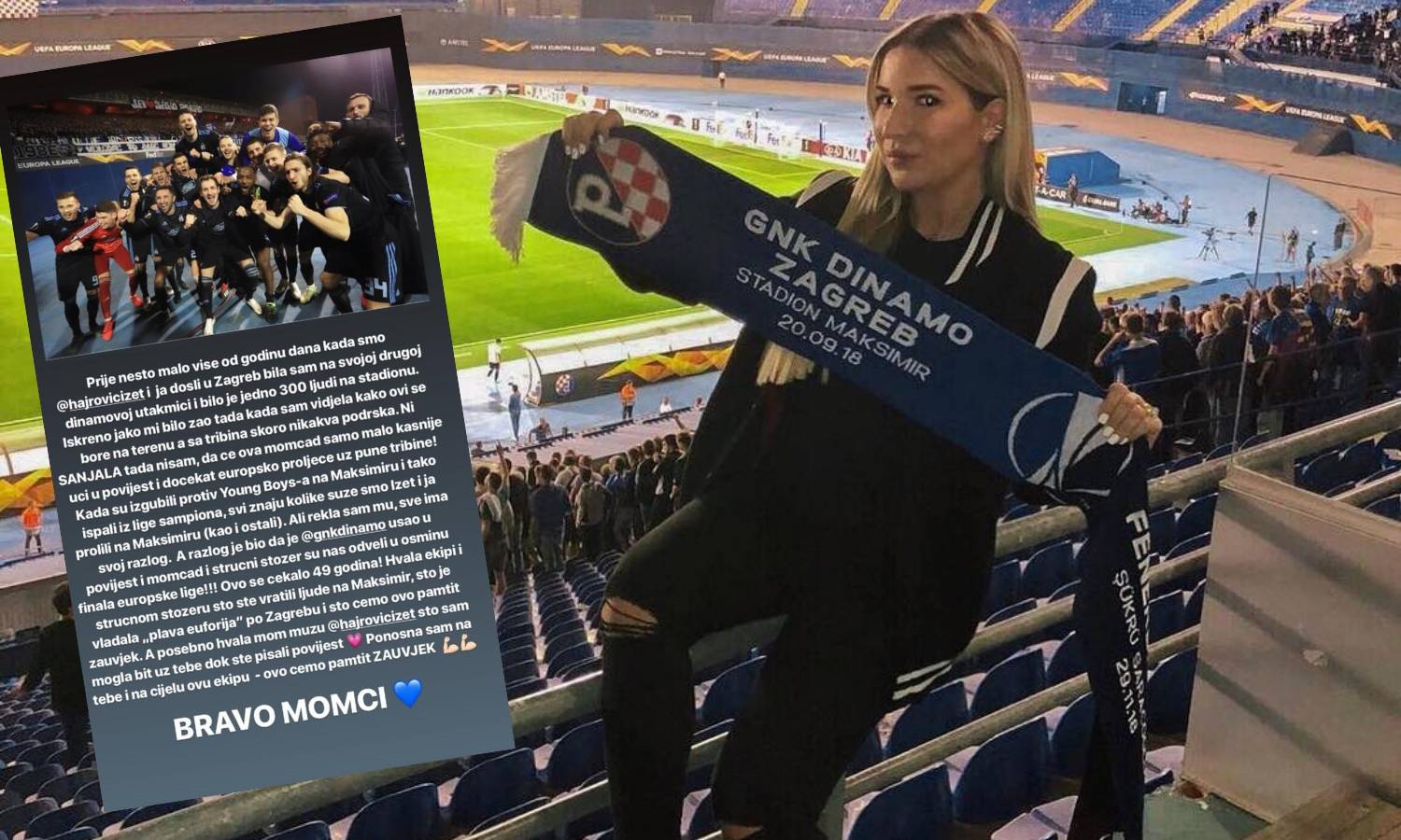 Emotivna Leyla Hajrović: Žalila sam Dinamo, sad sam ponosna