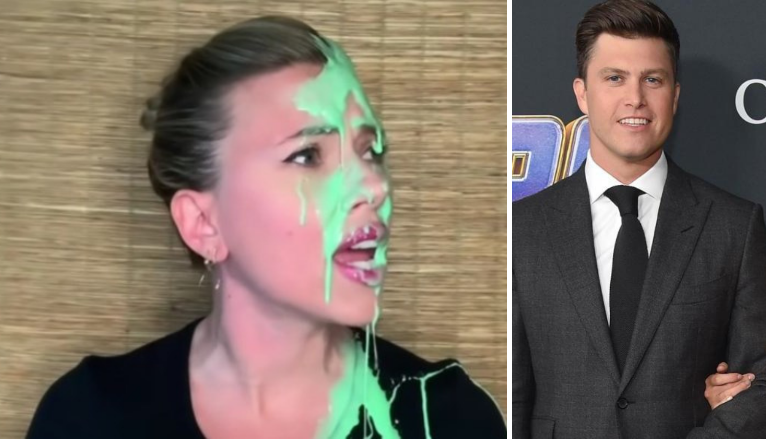 Scarlett Johansson držala govor na dodjeli nagrada, a suprug ju odjednom zalio zelenom sluzi...