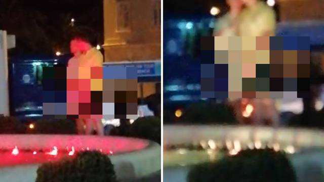Širi se snimka na kojoj  čovjek urinira u fontanu u Splitu: 'Radite li to i u svojoj zemlji?'