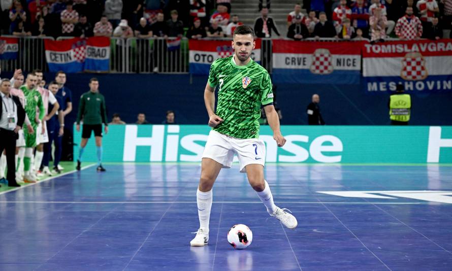 Susret Hrvatske i Španjolske u polufinalu Europskog prvenstva u futsalu
