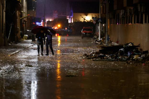 Aftermath of floods in Spain