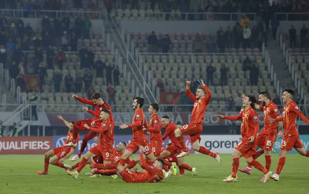 World Cup - UEFA Qualifiers - Group J - North Macedonia v Iceland