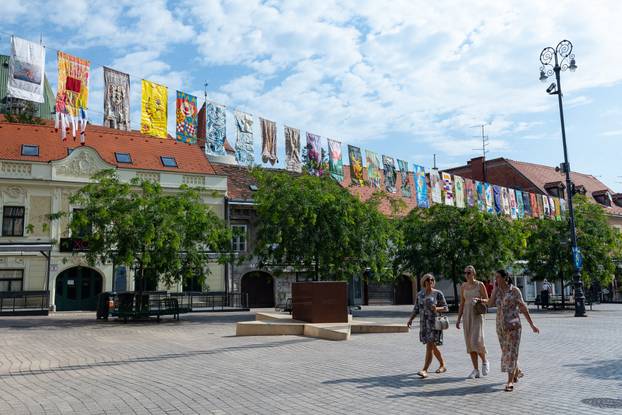 Čak 260 umjetničkih zastavica vijori se središtem Zagreba