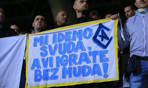 FOTO Rijeka se ugasila, navijači oštri: 'Gore nego kod cirkusanta Cosmija', 'Đale je slobodan...'