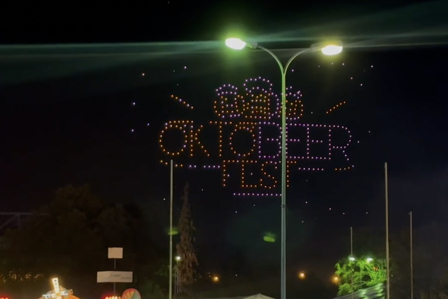 Dron show na otvorenju Oktobeerfesta