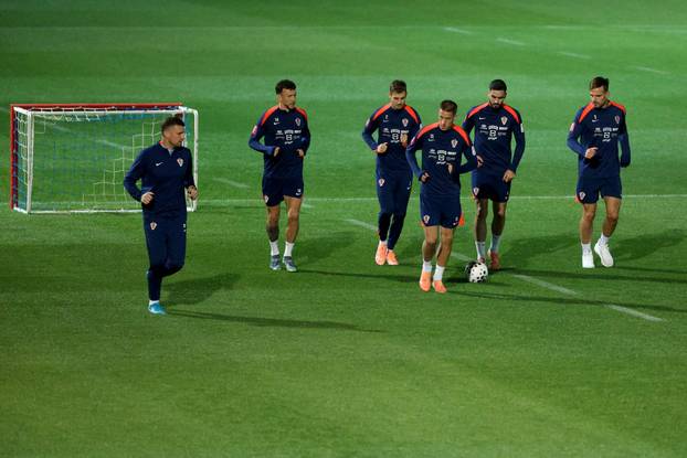 Rijeka: Hrvatski nogometni reprezetativci odradili trening