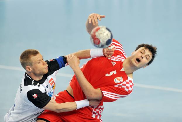 Varaždin: Kvalifikacijski turnir za Olimpijske igre 2012., Hrvatska - Island