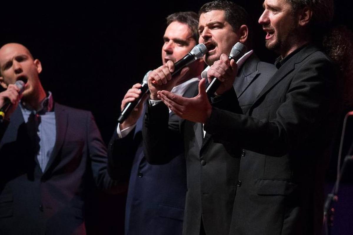 Prvi samostalni koncert Četiri tenora: Bajka na platou Gradec